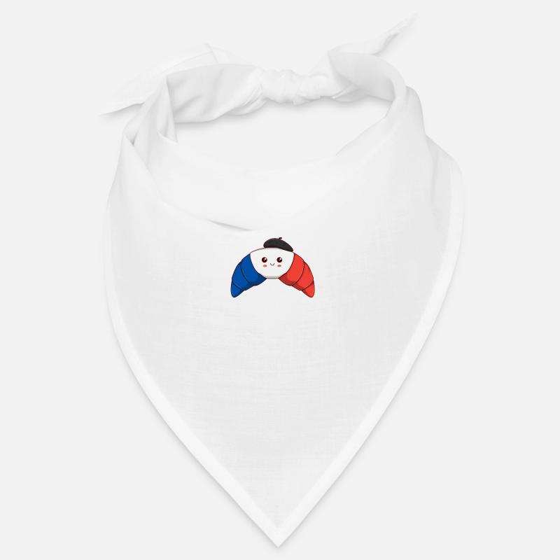 Croissant Frankreich Geschenkidee Bandana