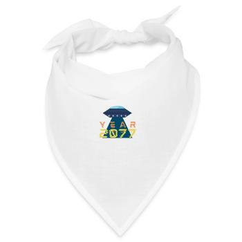 Ufo - Bandana - Weiß - Vorne