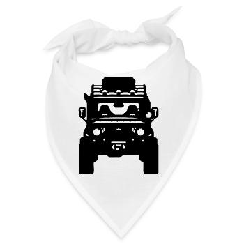 geländewagen - Bandana - Weiß - Vorne