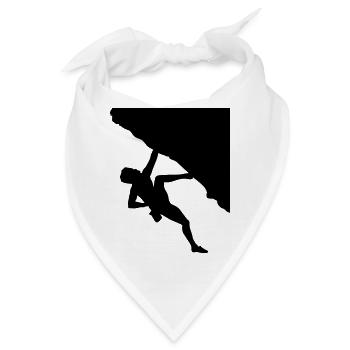 Kletterer, Klettern - Bandana - Weiß - Vorne