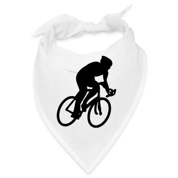 radrennen fahrrad - Bandana - Weiß - Vorne