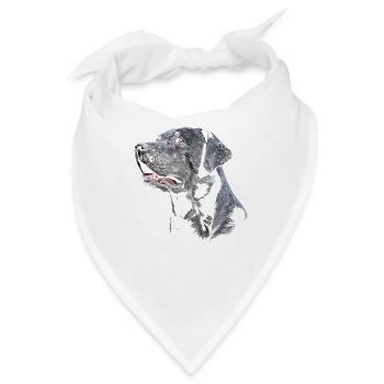 Labrador - Bandana - Weiß - Vorne