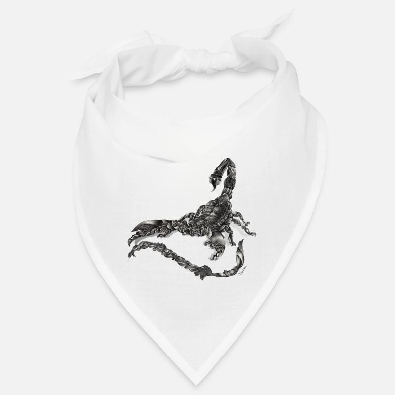 Skorpion Sternzeichen - Bandana - Weiß