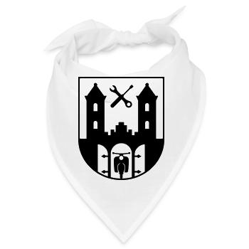 Simson Suhl Wappen - Bandana - Weiß - Vorne