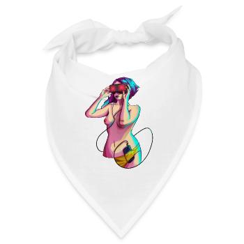 logged in - Bandana - Weiß - Vorne