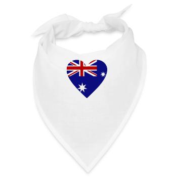 Australia - Bandana - Weiß - Vorne