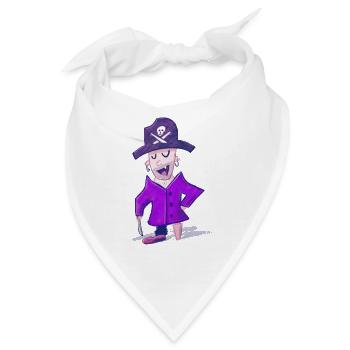 Barthy the Pirate - Bandana - Weiß - Vorne