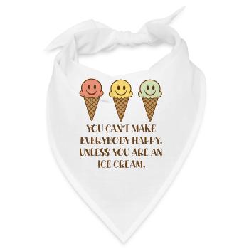 Eis - Bandana - Weiß - Vorne