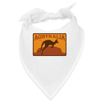 Australien - Bandana - Weiß - Vorne