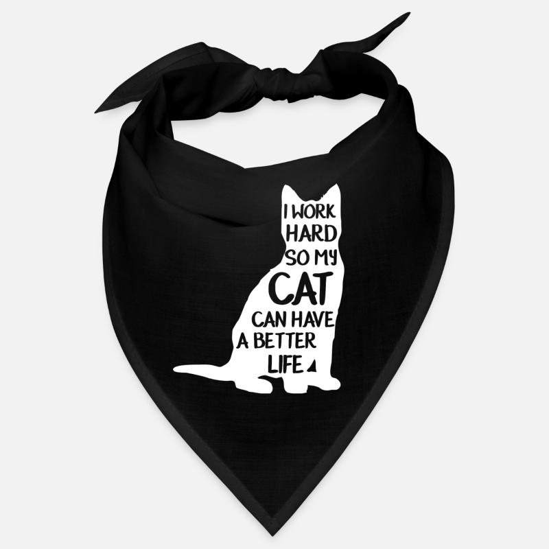 katze mit spruch Bandana