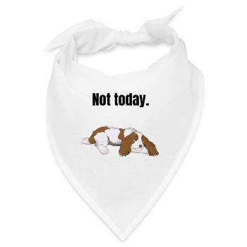Cavalier King Charles Spaniel faul Geschenk - Bandana - Weiß - Vorne