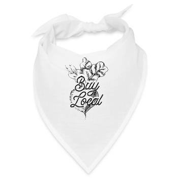Beets Farm KaufenLocal Organic - Bandana - Weiß - Vorne