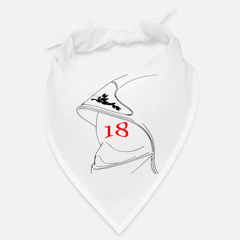 Kopfhörer 18 - Bandana - Weiß