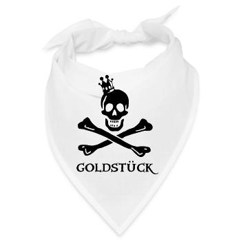 ~ Goldstück ~ - Bandana - Weiß - Vorne