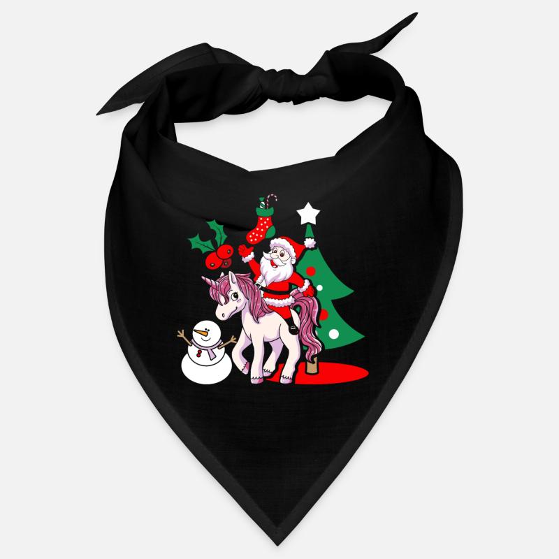 Santa Einhorn Weihnachtsmann Weihnachten Geschenk Bandana