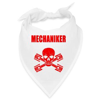 Mechaniker was sonst - Bandana - Weiß - Vorne