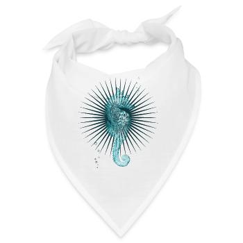 Seepferdchen Pferd Wasser underwater Love cool lol - Bandana - Weiß - Vorne
