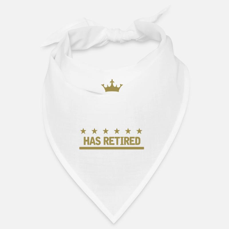 Eine Legende ist im Ruhestand Geschenk Idee - Bandana - Weiß