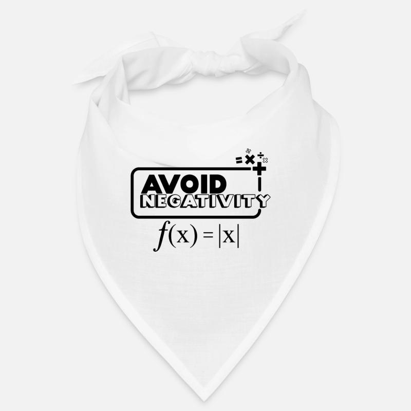 Avoid Negativity - schwarz Bandana
