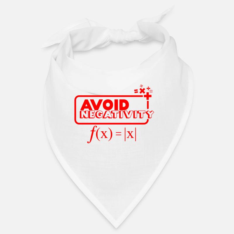Avoid negativity - red Bandana