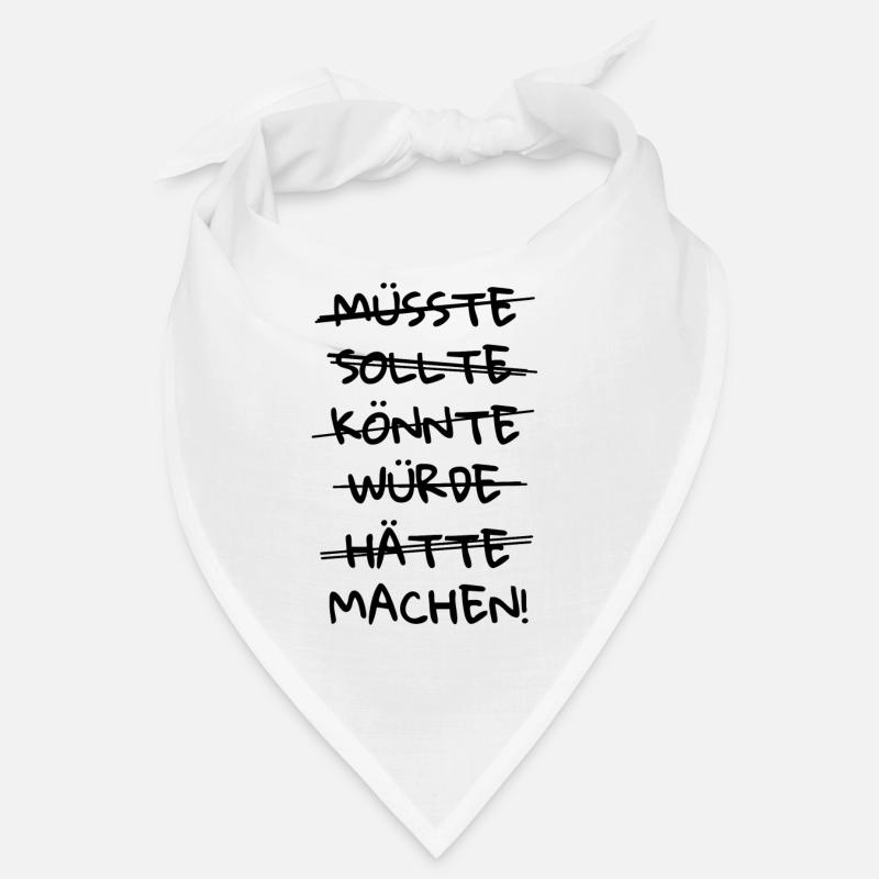 FAITES NE BEGIN COMMENCÉ SHIRT DE MOTIVATION Bandana