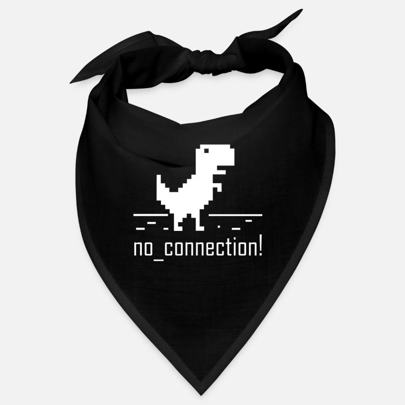 No connection computer error nerd dinosaurs Bandana