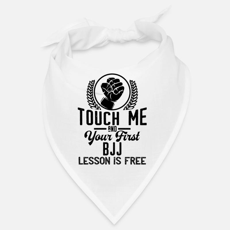 Touch me - first BJJ lesson free - schwarz Bandana