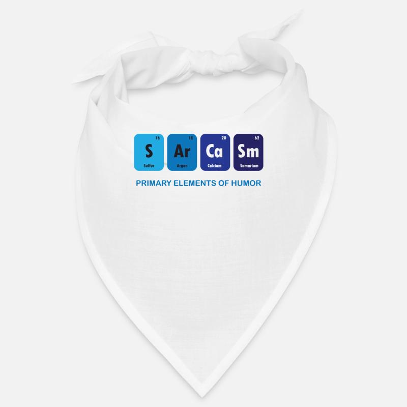 Funny - Sarkasmus - Element - Blau - Lustig - Cool Bandana