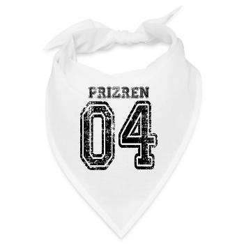Prizren 04 als Geschenk für Kosovo Albaner - Bandana - Weiß - Vorne