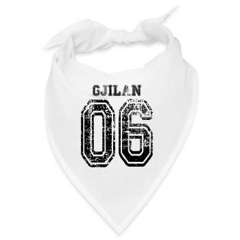 Gjilan 06 Kosovo Kosova Albania Geschenk Design - Bandana - Weiß - Vorne