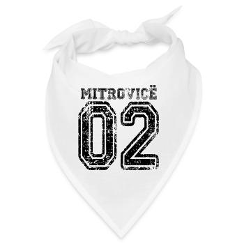 Mitrovice Mitrovica 02 Albaner Kosovo Geschenk - Bandana - Weiß - Vorne