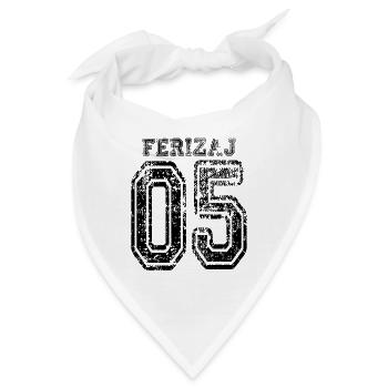 Ferizaj 05 Albaner Kosovaren Design Geschenk - Bandana - Weiß - Vorne
