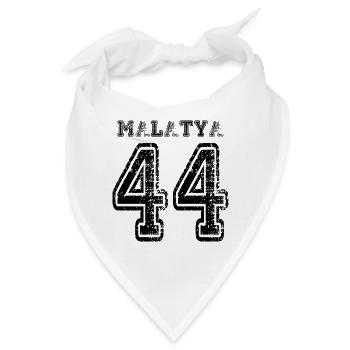 44 Malatya Türkisches Nummernschild als Geschenk - Bandana - Weiß - Vorne