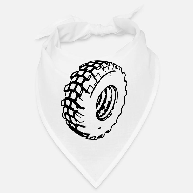 tyre - Bandana - white