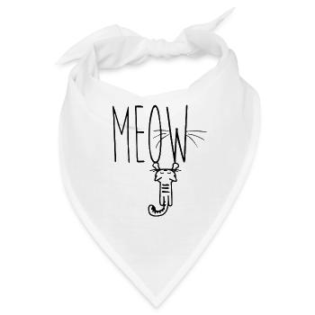 Miau Miau - Bandana - Weiß - Vorne