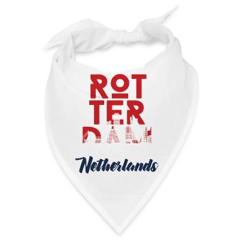 Rotterdam - Niederlande - Holland - Randstad - Bandana - Weiß - Vorne