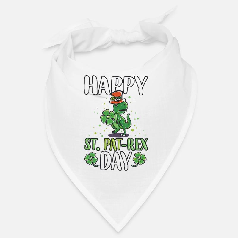 St Patricks day Dinosaurier T-Rex Geschenk Bier Bandana