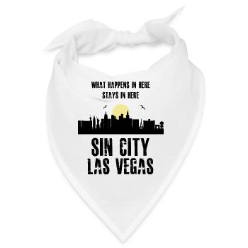 LAS VEGAS - Bandana - Weiß - Vorne