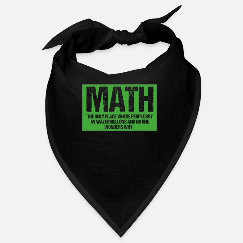 Funny Math - Gift - Shirt Bandana