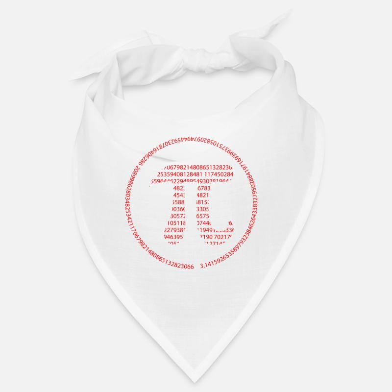 Pi - Pi Day - red Bandana