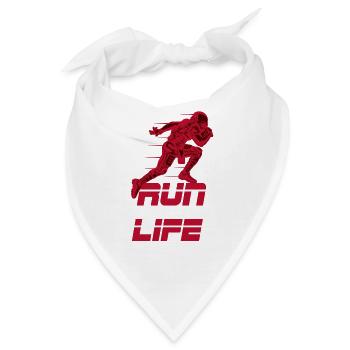 American Football Touchdown Geschenk Geburtstag - Bandana - Weiß - Vorne