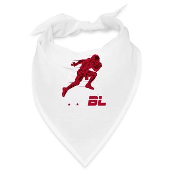 American Football Touchdown Geschenk Geburtstag - Bandana - Weiß - Vorne