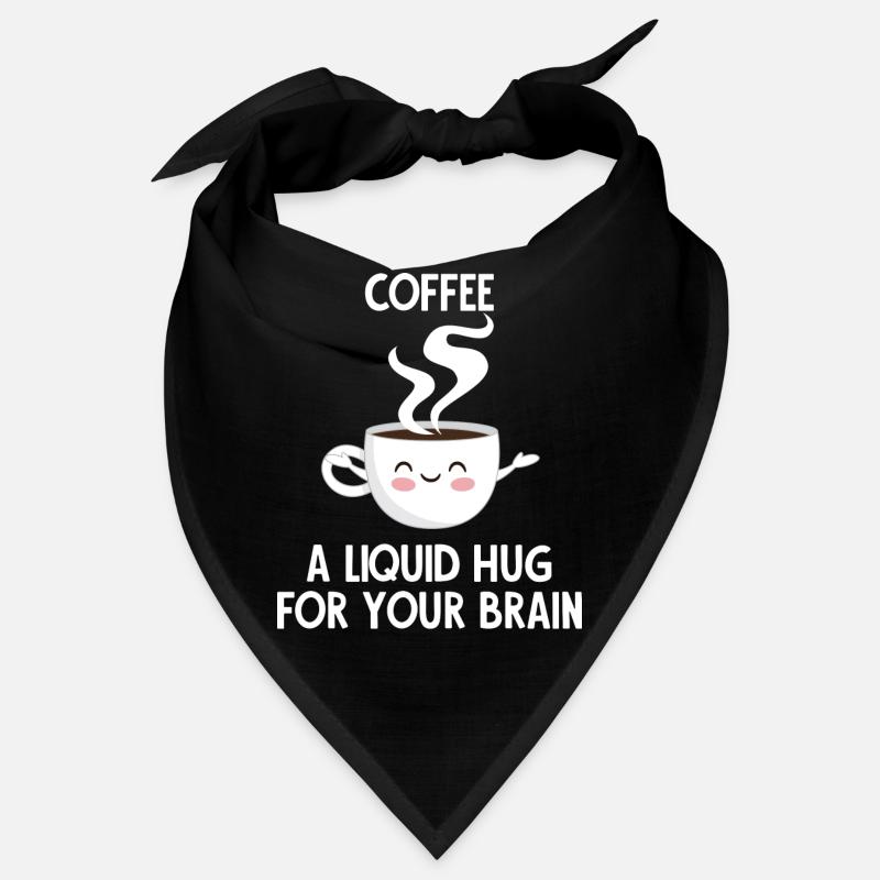 Coffee - Brain - Coffee Drinker - Gift Bandana