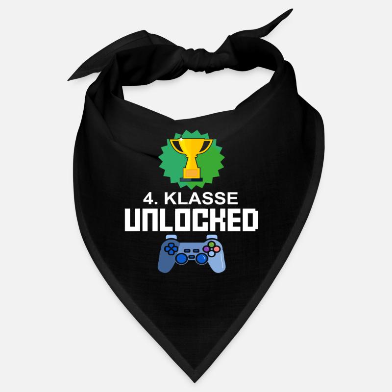 Level Unlocked 4. Klasse Gamer Geschenk Gaming Bandana