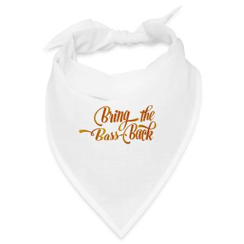 Bring the Bass Back - Bandana - Weiß - Vorne