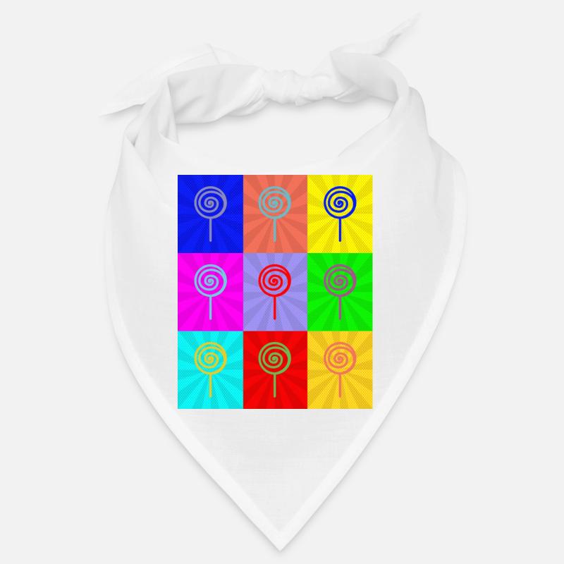 Pop Art - Bandana - blanc