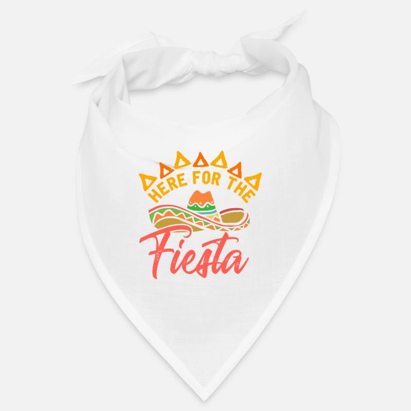 Fiesta Tacos colorful fun sombrero mexico gift Bandana