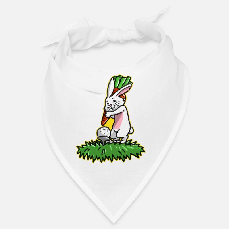 I love golf golfer easter bunny gift easter Bandana