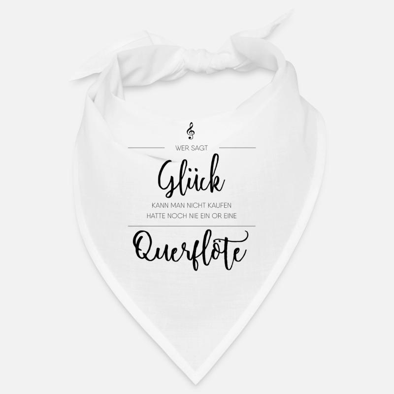 Querflöte Instrument Geschenk Bandana