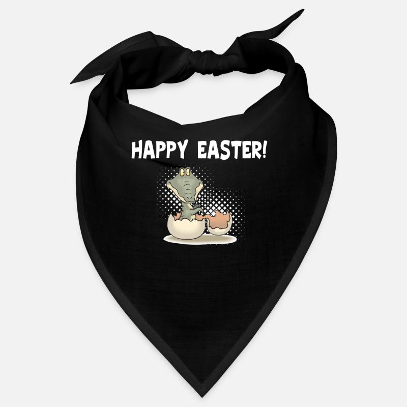 Happy Easter Dumbbell Day - Alligator Prank Bandana